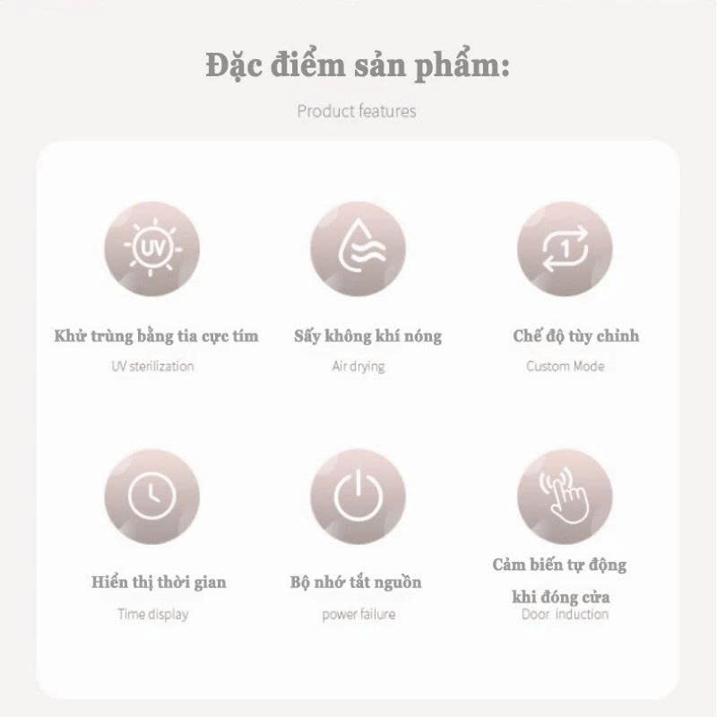 Máy Sấy Khử Khuẩn ECOCO Tiệt Trùng Thìa Đũa Nhà Bếp E2237-1