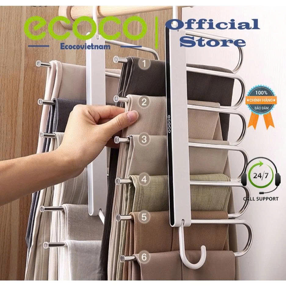 Móc Treo Khăn, Móc Treo Quần Áo Thông Minh ECOCO E2020-1